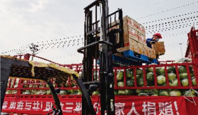 疫情期間向武漢社區(qū)捐贈生活物資